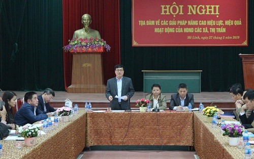 Mê Linh: Tọa đàm về các giải pháp nâng cao hiệu lực, hiệu quả hoạt động của HĐND các xã, thị trấn